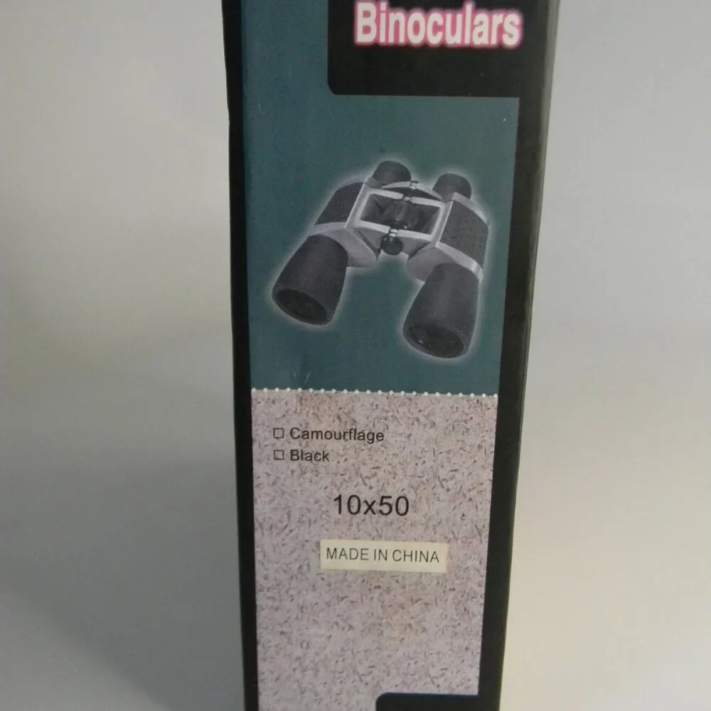 Camourflage Black 10X50 Binoculars w\Box